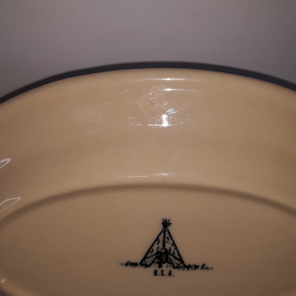 VINTAGE 40s Tepko Broken Wagon Wheel Luncheon Set - Picture 15 of 16